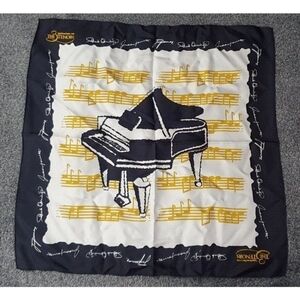 RARE Three Tenors concert silk scarf 17” by 17” in